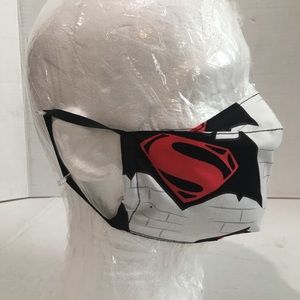 Superman cotton face mask, Superman face shield.